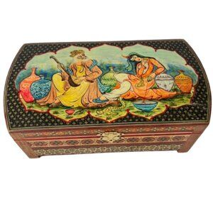 Khatam Wood Marquetry Box, Large Trinket